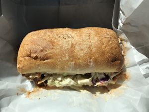 Pulled NoPork Sandwich... A must try, sooo good! at NoButcher in Las Vegas