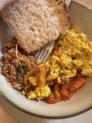Pumpkin shakshuka  at Buchta B in Brno