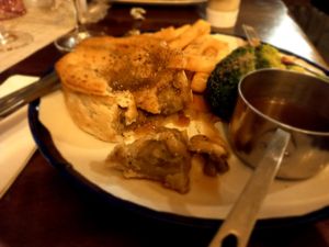 Pie at The Swan & Mitre in Bromley