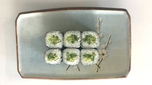 Cucumber Maki at Oriento in Edinburgh
