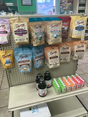 Bob's redhill products at Better Living Health Center & Deli in Nassau