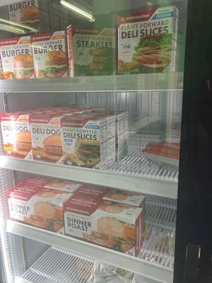 Vegan meat subs at Better Living Health Center & Deli in Nassau