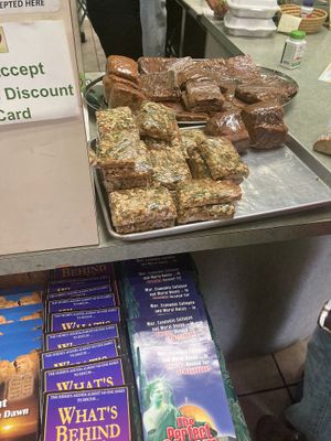 Nut granola bars, cake, carrot cake at Better Living Health Center & Deli in Nassau