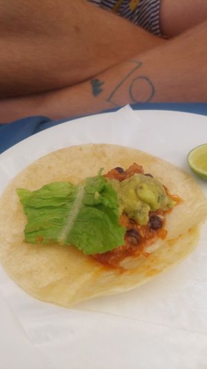 What's that?! (2 Tacos for ~100k)  at Single Fin in Pecatu