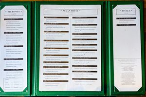 Menu for Vegan House at Vegan House - Alaunstraße in Dresden