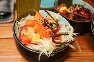 green papaya salad at Vegan House - Alaunstraße in Dresden