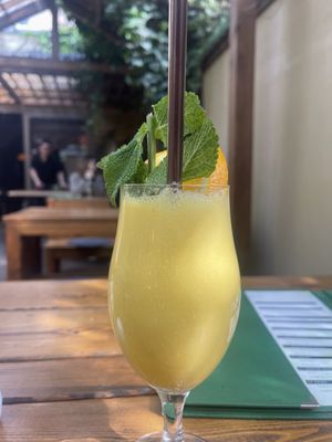 Mango smoothie  at Vegan House - Alaunstraße in Dresden