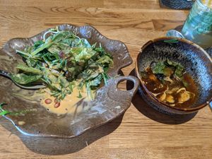 Excess dressing and sauce! at Vegan House - Alaunstraße in Dresden