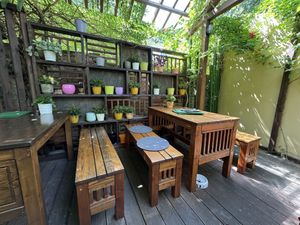 Outside seating 2/2.  at Vegan House - Alaunstraße in Dresden