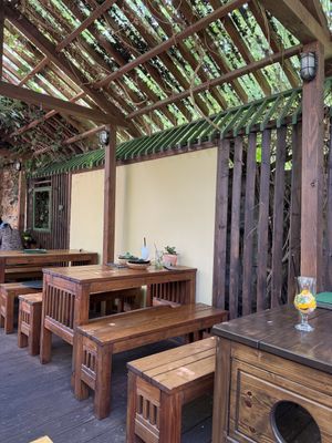 Outside seating 1/2.  at Vegan House - Alaunstraße in Dresden