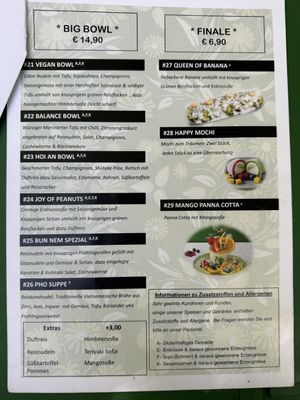 Menu 3/3.  at Vegan House - Alaunstraße in Dresden