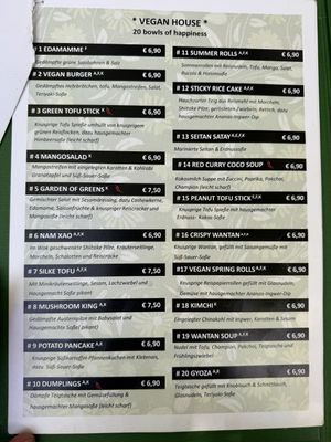 Menu 2/3.  at Vegan House - Alaunstraße in Dresden