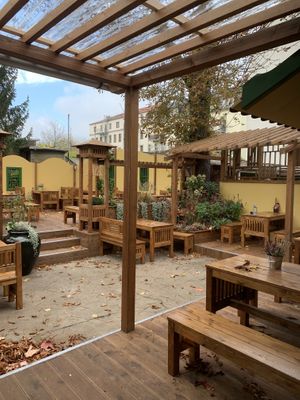 Inner free heaven terrace  at Vegan House - Alaunstraße in Dresden