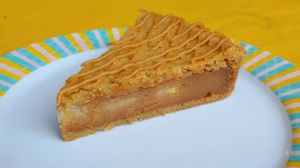 banana pie at Vegostices in Recife