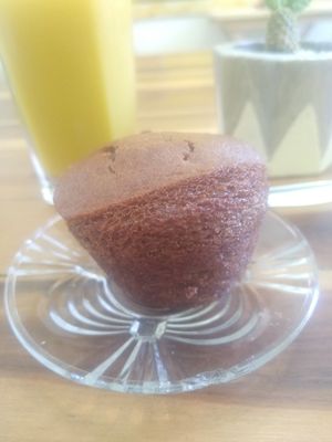 Dessert and juice at Vegostices in Recife