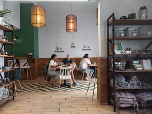 Inside at Élelem Etterem in Budapest