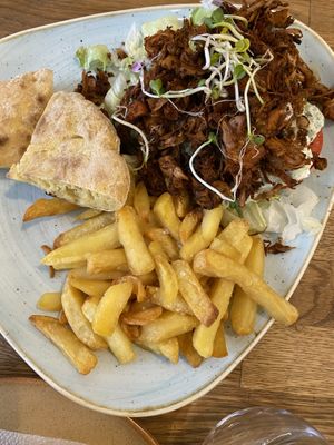 Gyros #Veganuary at Élelem Etterem in Budapest