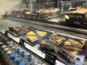 A whole lot of dessert  at Élelem Etterem in Budapest