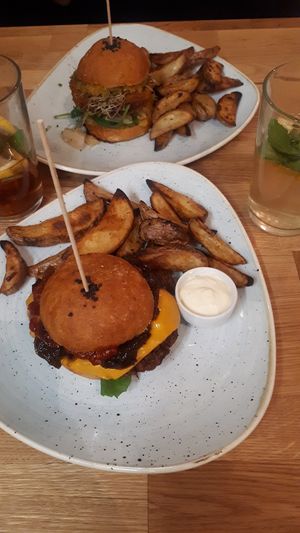 Burgers at Élelem Etterem in Budapest