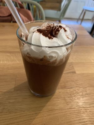 Maca Kakaó - very good smooth  at Élelem Etterem in Budapest