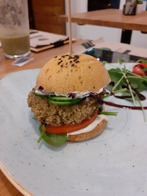 Fitness Burguer at Élelem Etterem in Budapest