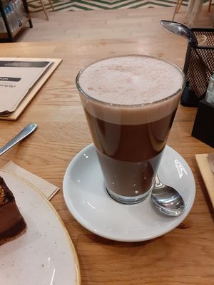 Hot chocolate at Élelem Etterem in Budapest