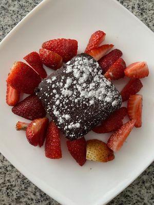 brownie  at Aló in Mexico City