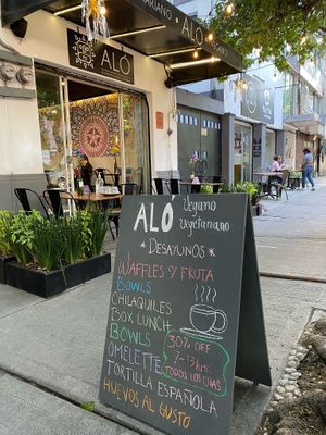 Exterior at Aló in Mexico City