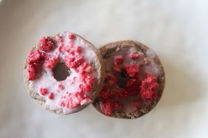 Raspberry Donut at The Hungry Hippie in Manalapan