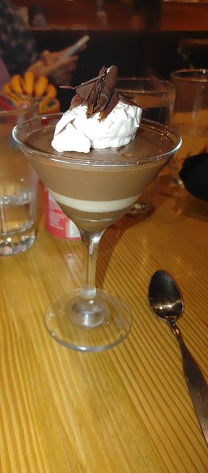 Chocolate parfait at Melange Eatery in Medford