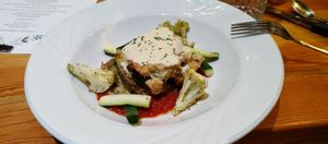 Vegan dish unknown name at Melange Eatery in Medford