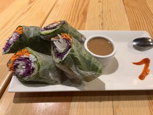 Salad rolls   at Melange Eatery in Medford