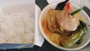 Onion bowl at Melange Eatery in Medford