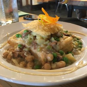 A La King Encroute at Melange Eatery in Medford