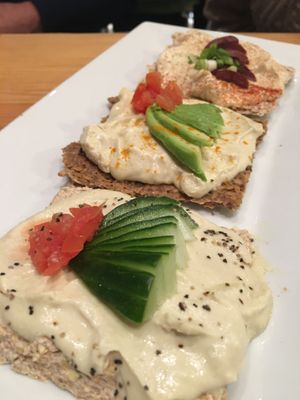 Raw Hummus at Melange Eatery in Medford