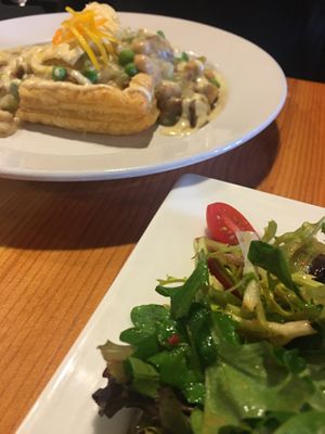 A La King Encroute at Melange Eatery in Medford