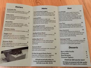 Menu at Melange Eatery in Medford