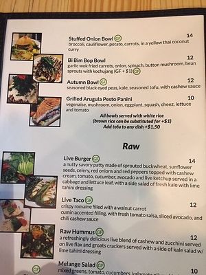 Menu 2 at Melange Eatery in Medford