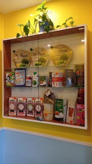 Little "shop" at Bliss-Blossoms in Almaty