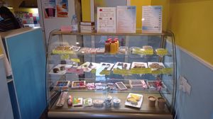 Cakes, Tartes and "sausages" at Bliss-Blossoms in Almaty