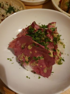 Radicchio salad at Naifs in South East London