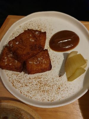 Sauerkraut fritters at Naifs in South East London