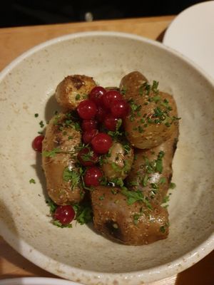 Smoked potatoes at Naifs in South East London