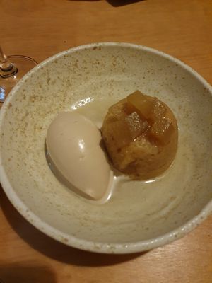 Pear & ginger pudding at Naifs in South East London