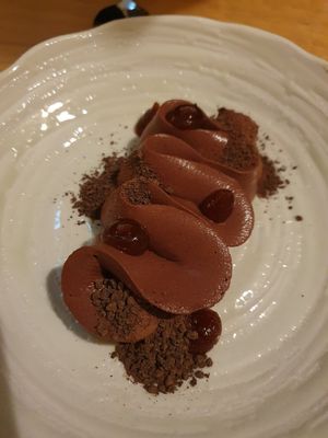 Chocolate mousse at Naifs in South East London