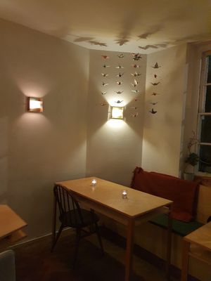 Dining room at Naifs in South East London