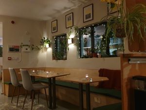 Dining room at Naifs in South East London