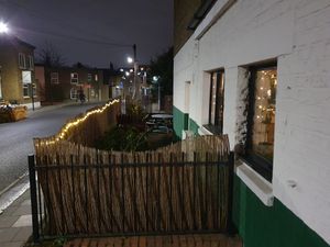 Outdoor seating at Naifs in South East London