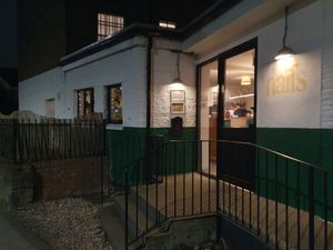 Accessible entrance at Naifs in South East London