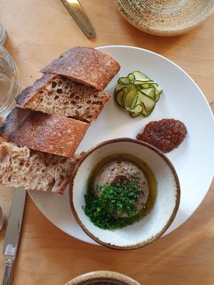 Lentil pate (out of this world) at Naifs in South East London